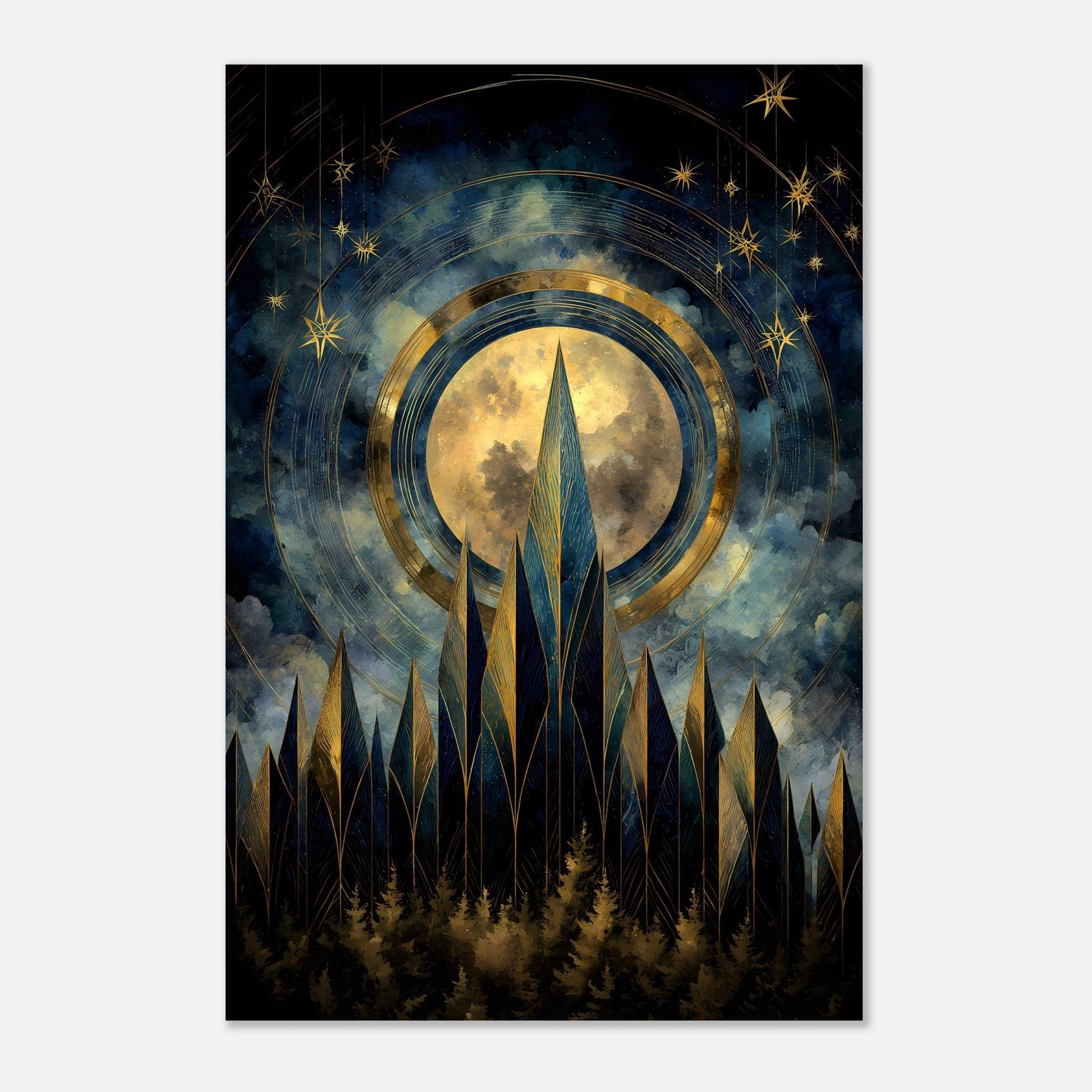 Nightfall Peaks — digital download, detail view