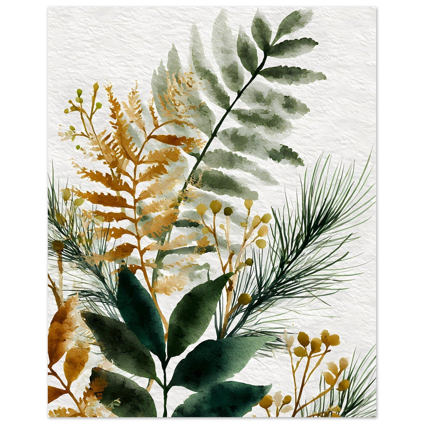 Whispers of Greenery — digital download, detail view