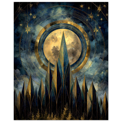 Nightfall Peaks — digital download, lifestyle view