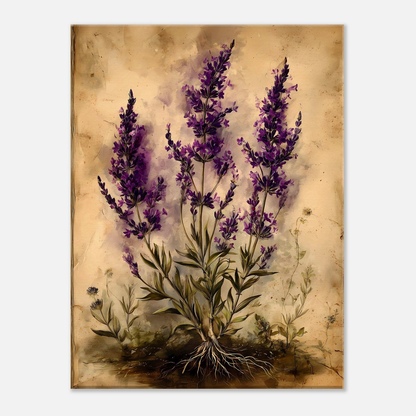 Lavender Roots — digital download, room mockup