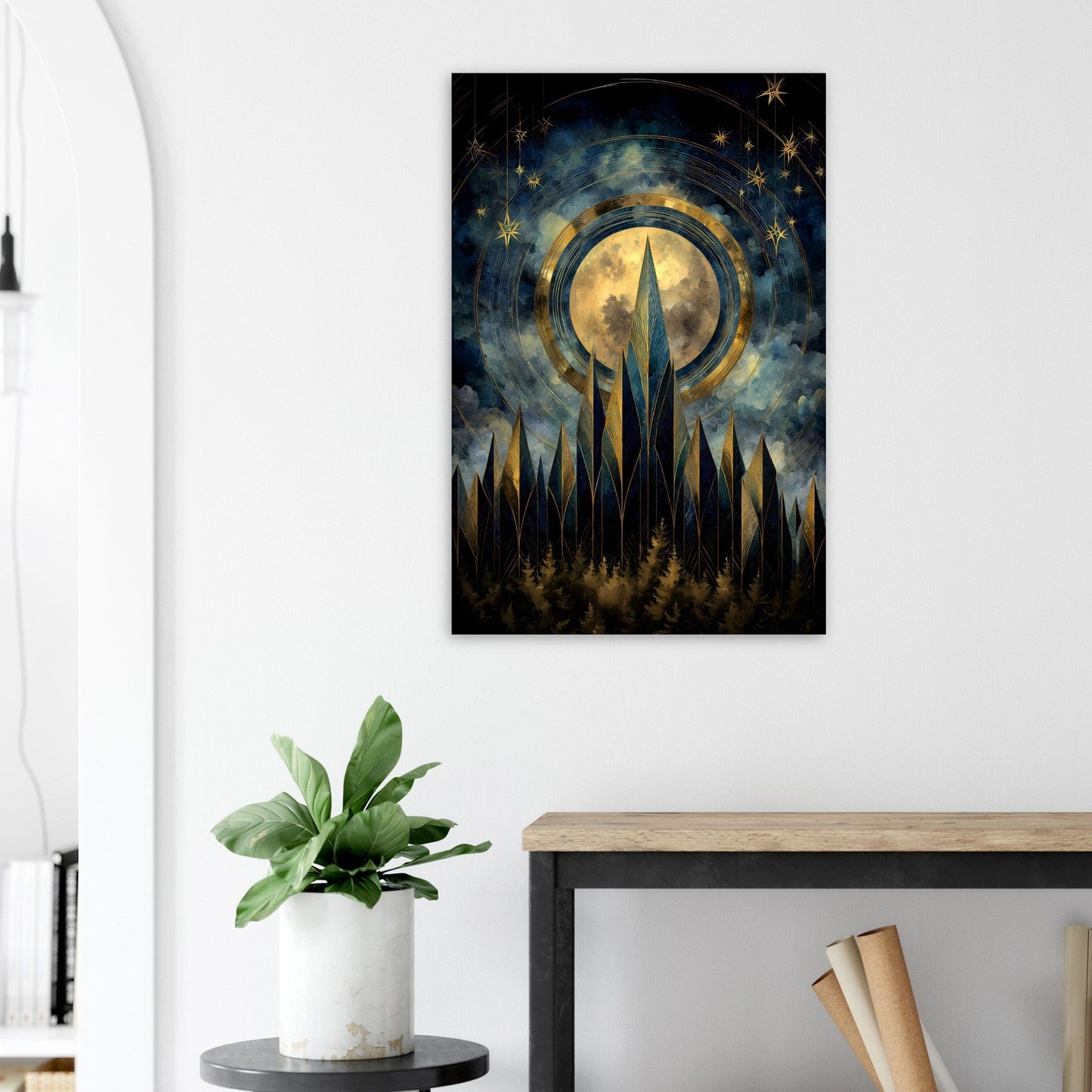 Nightfall Peaks — digital download, detail view