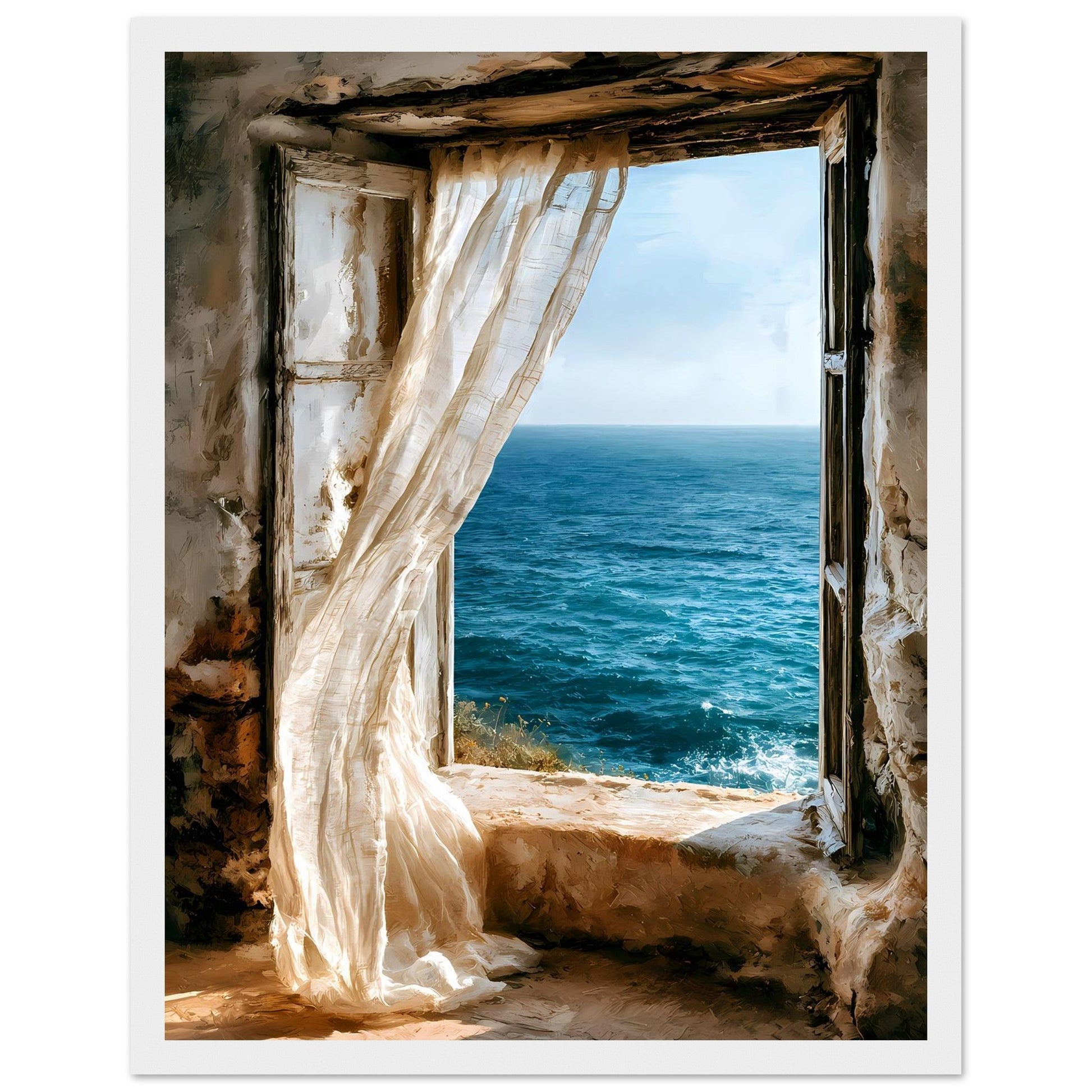 Breezy Escape — digital download, room mockup
