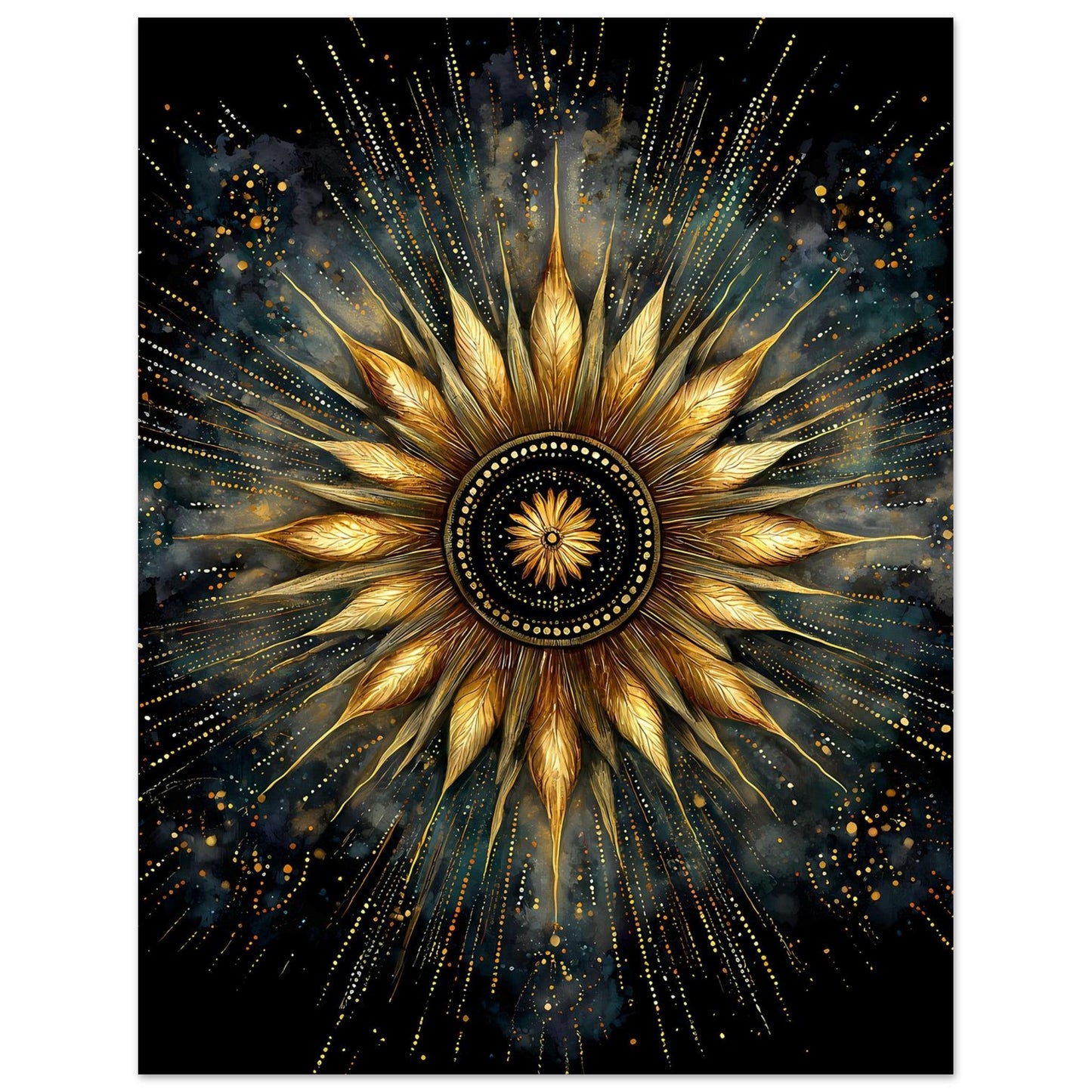 Celestial Burst — digital download, room mockup