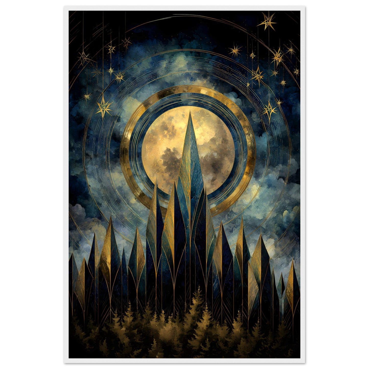 Nightfall Peaks — digital download, detail view