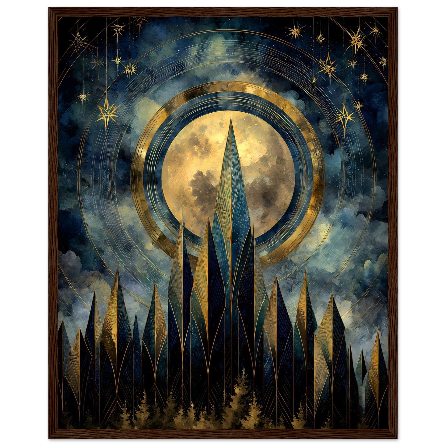 Nightfall Peaks — digital download, detail view