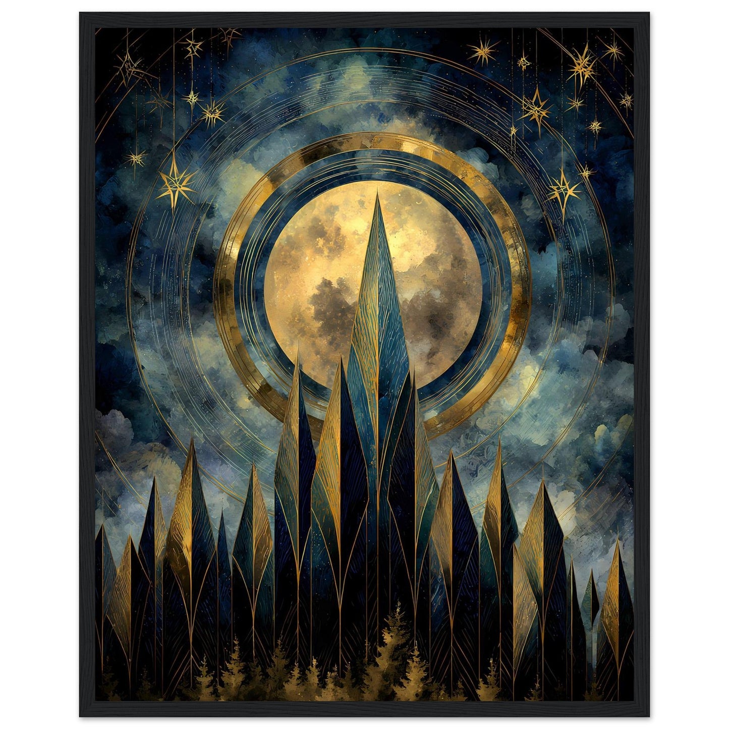 Nightfall Peaks — digital download, detail view