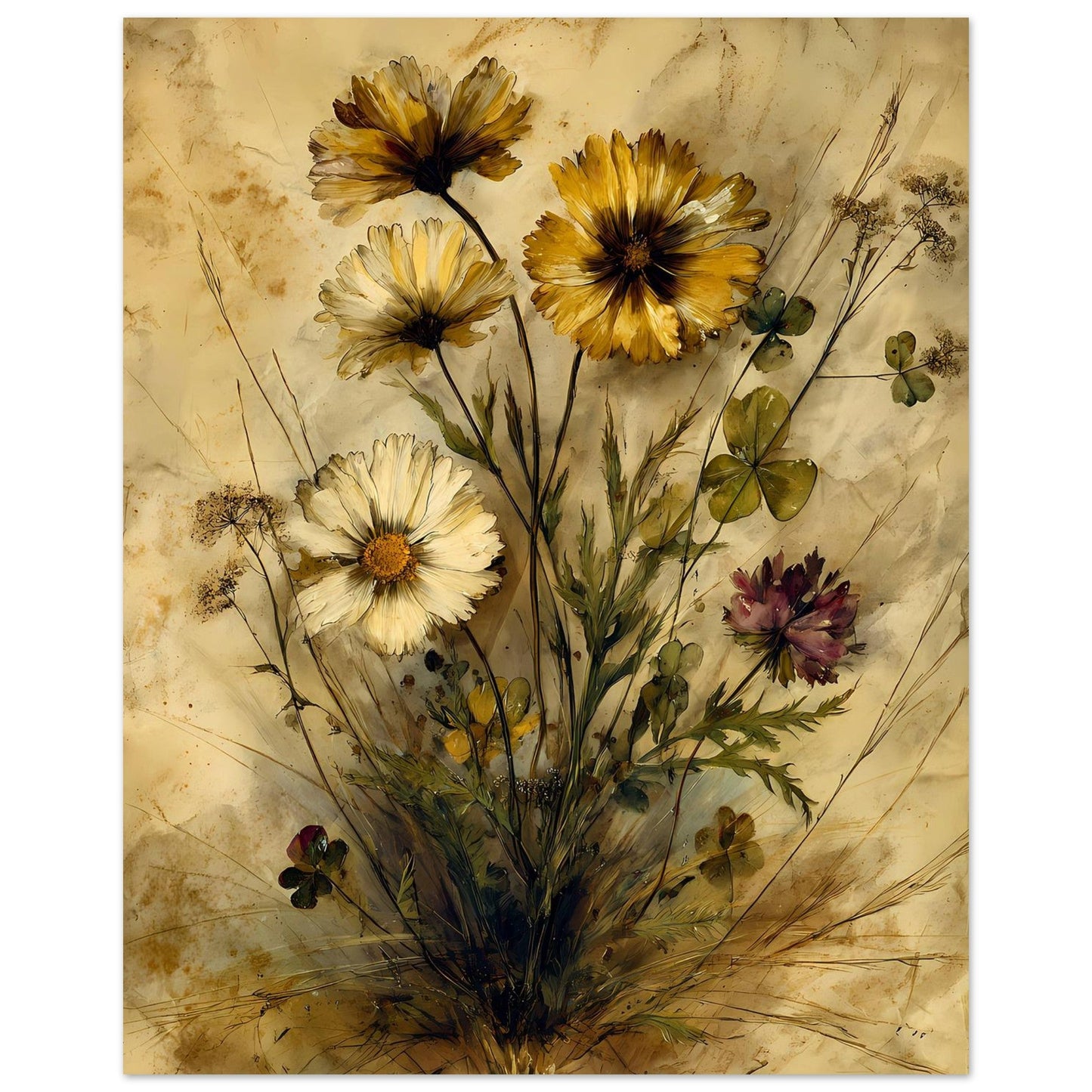 Fleeting Petals — digital download, detail view