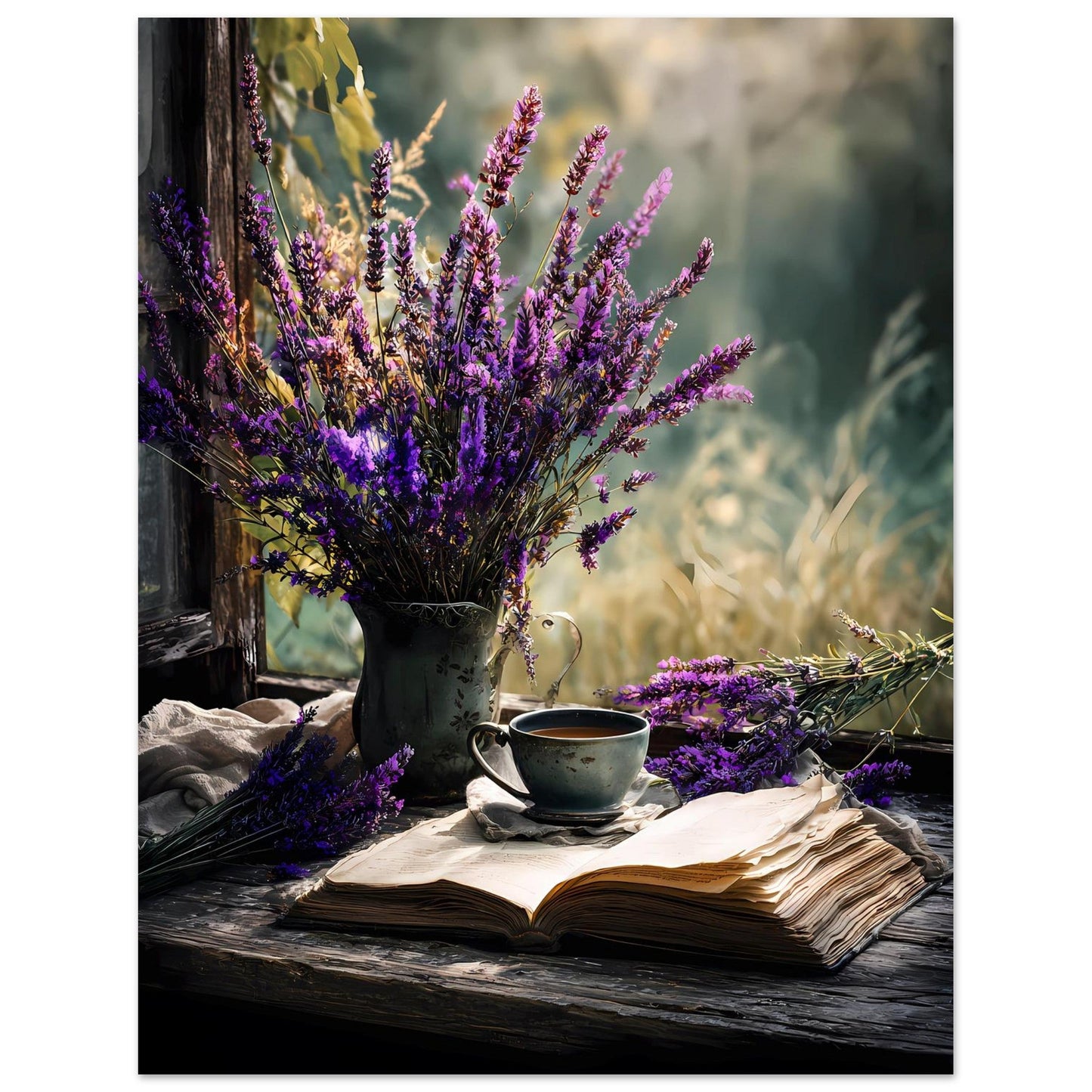 Gentle Morning Light — digital download, room mockup