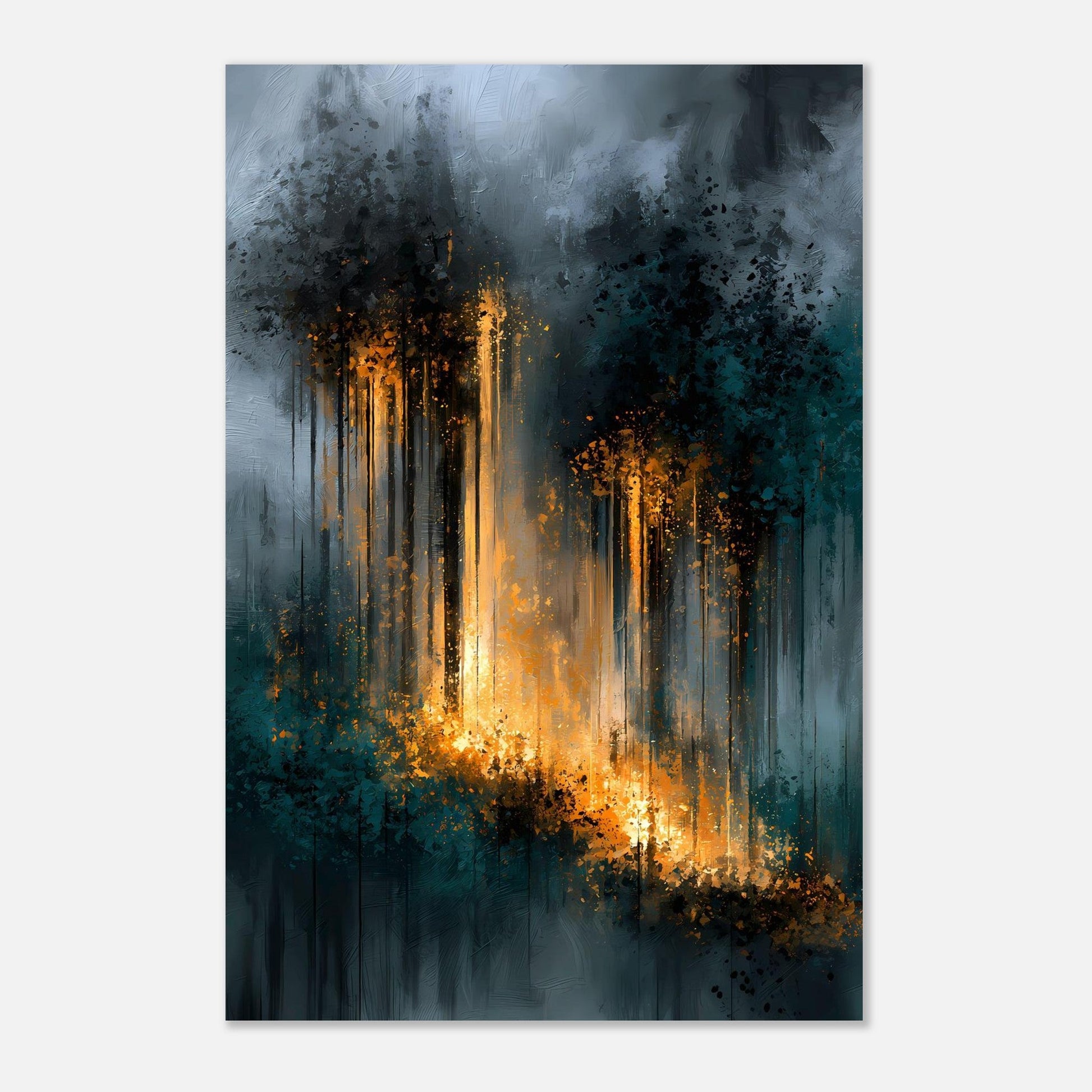 Golden Cascade — digital download, detail view