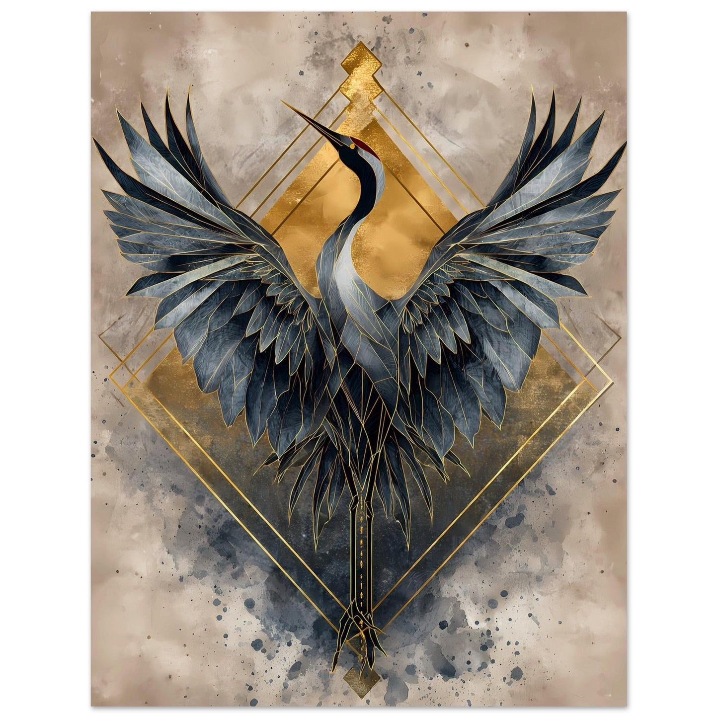Wings of Intent — digital download, room mockup