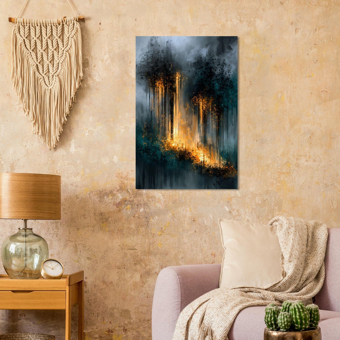 Golden Cascade — digital download, detail view
