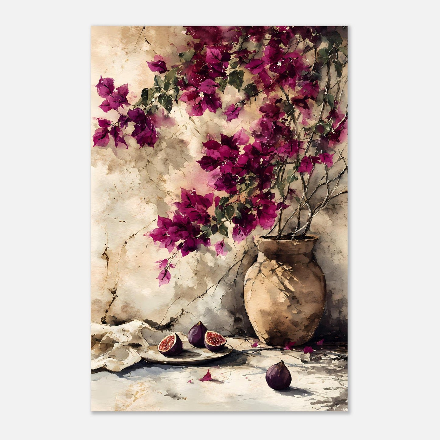 Beneath the Bougainvillea — digital download, detail view