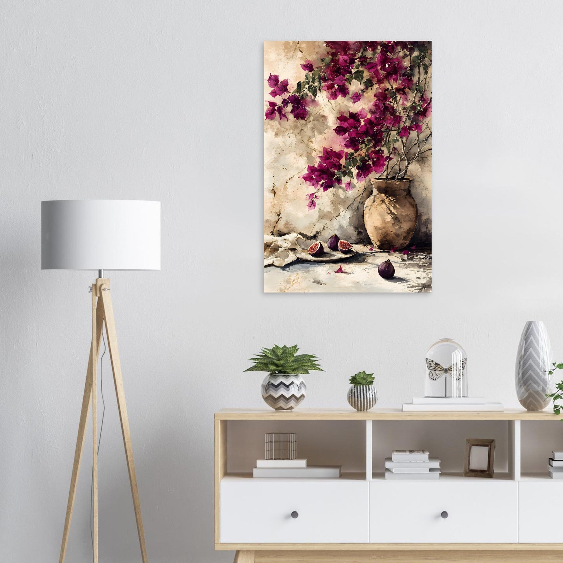 Beneath the Bougainvillea — digital download, detail view