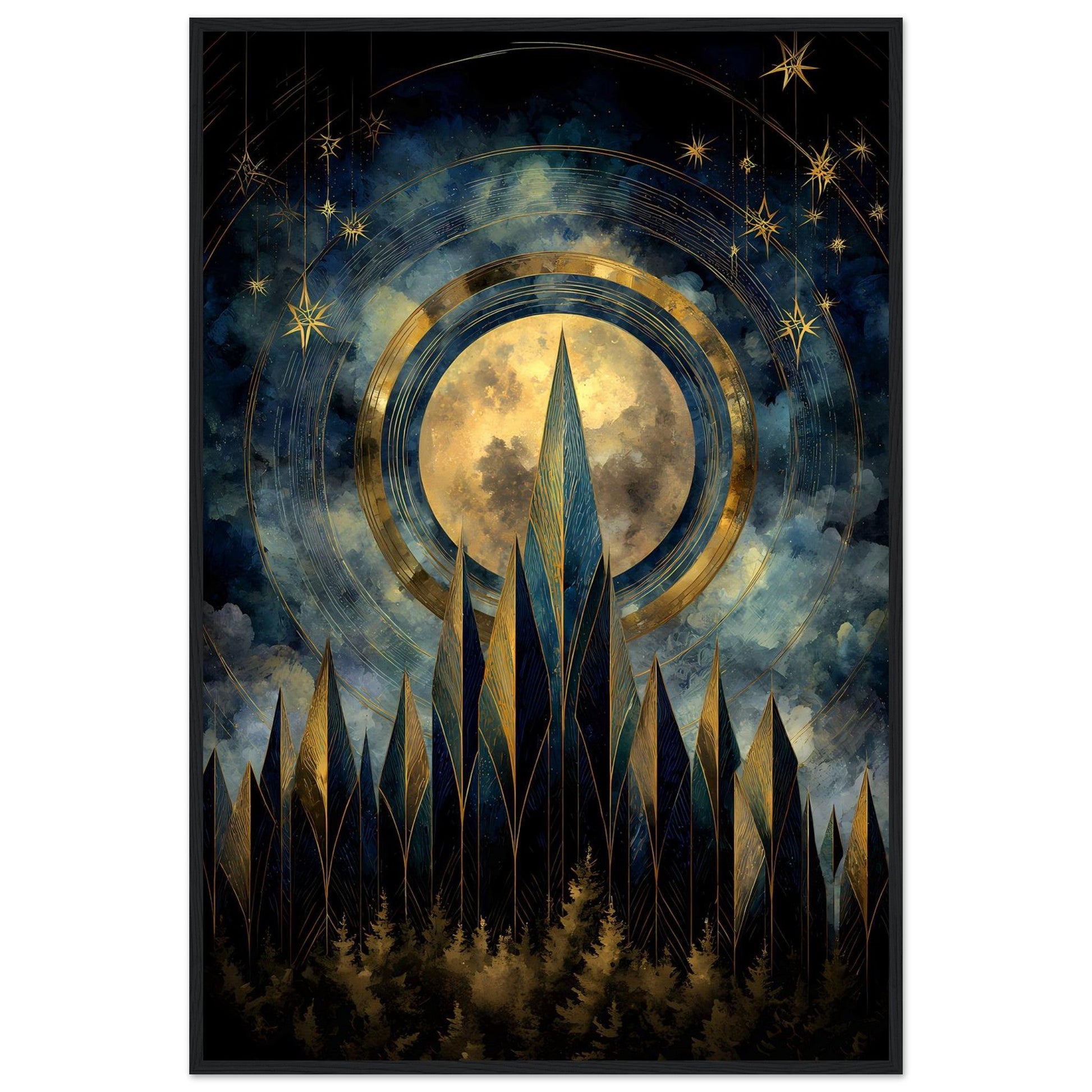 Nightfall Peaks — digital download, detail view